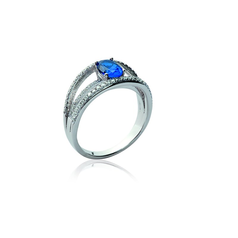 Bague Femme - Argent 925 - Oxyde de zirconium