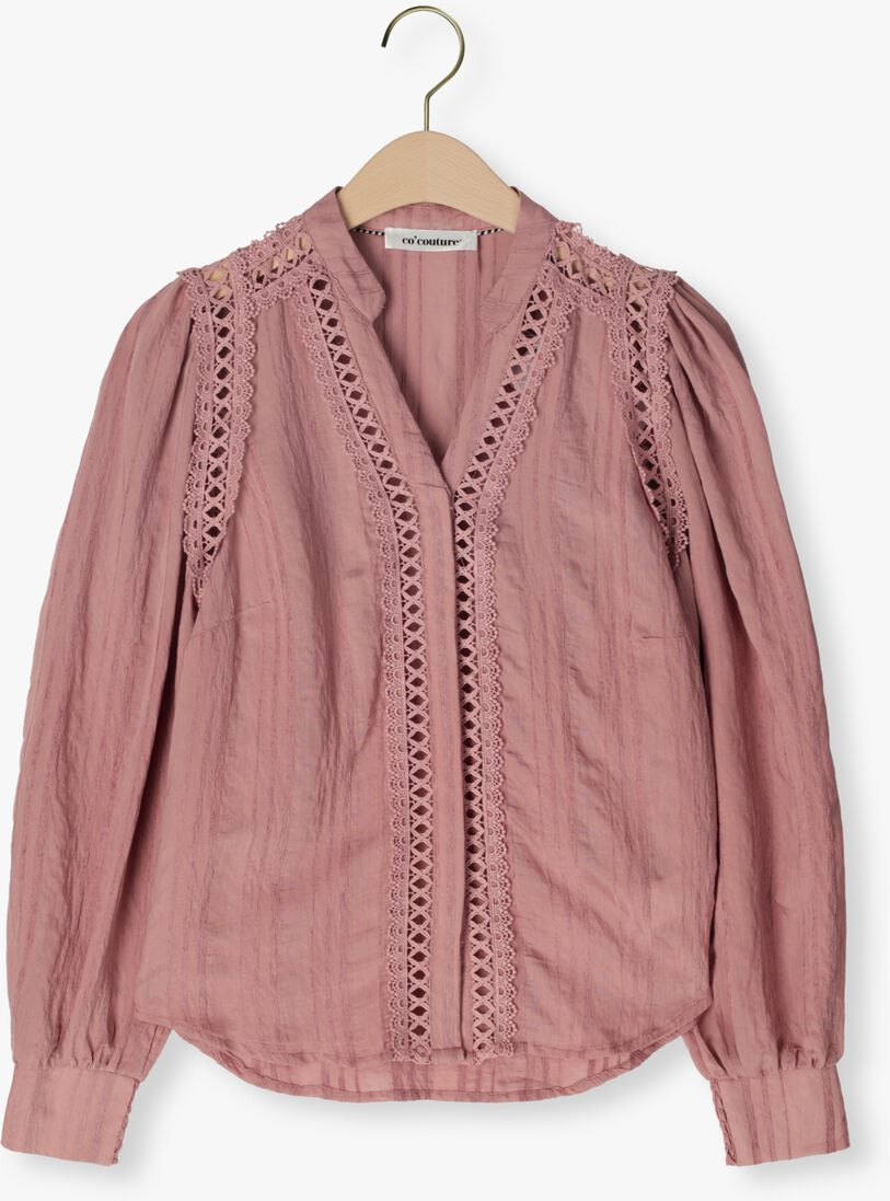 roze co'couture top kesi lace v-shirt