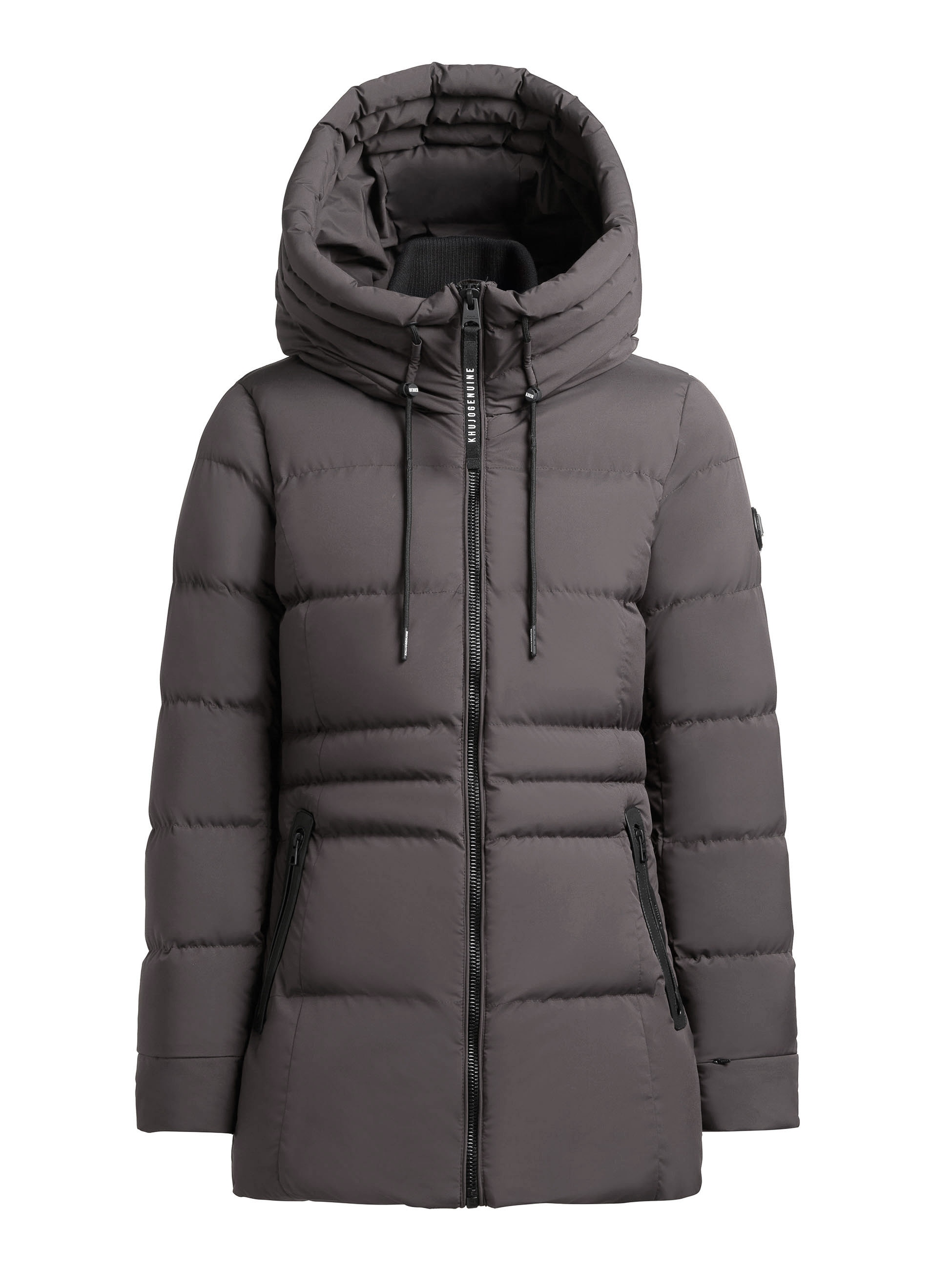khujo Steppjacke »MATLA« mit Kapuze Reissverschlusstaschen mit Fleecefutter, eine Ärmeltasche