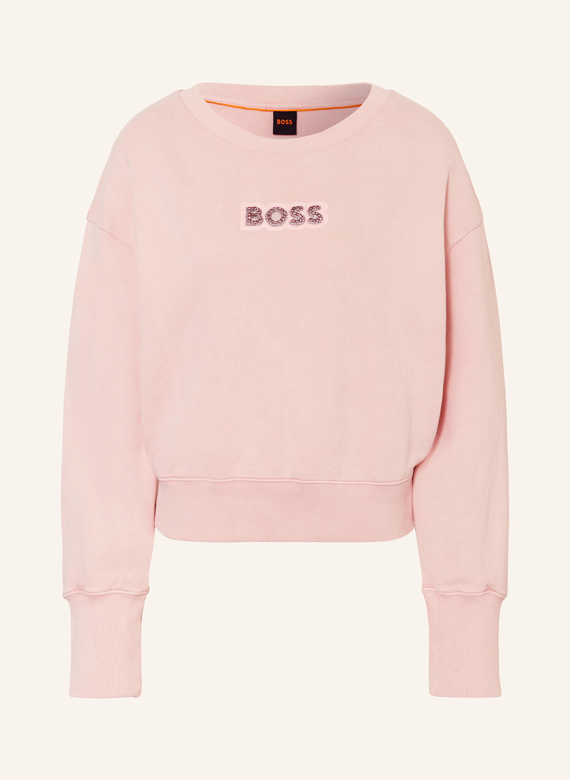 BOSS Sweatshirt ELAY mit Schmucksteinen