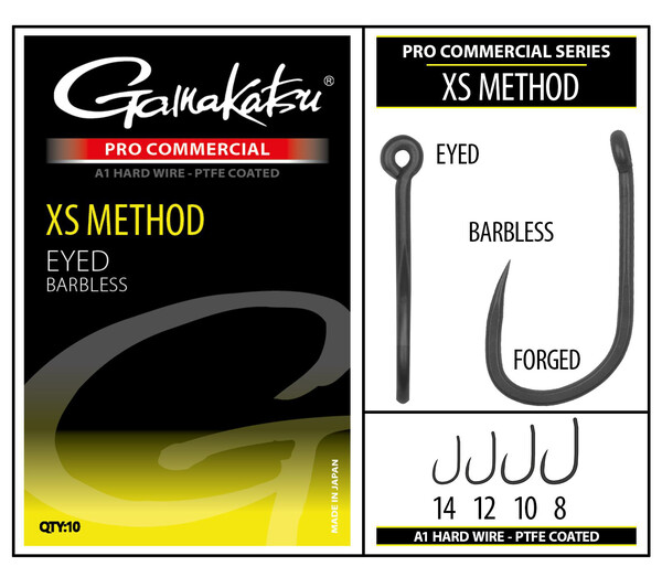 Hameçons coup Gamakatsu Pro-C XS Method A1 PTFE BL (10 pcs)