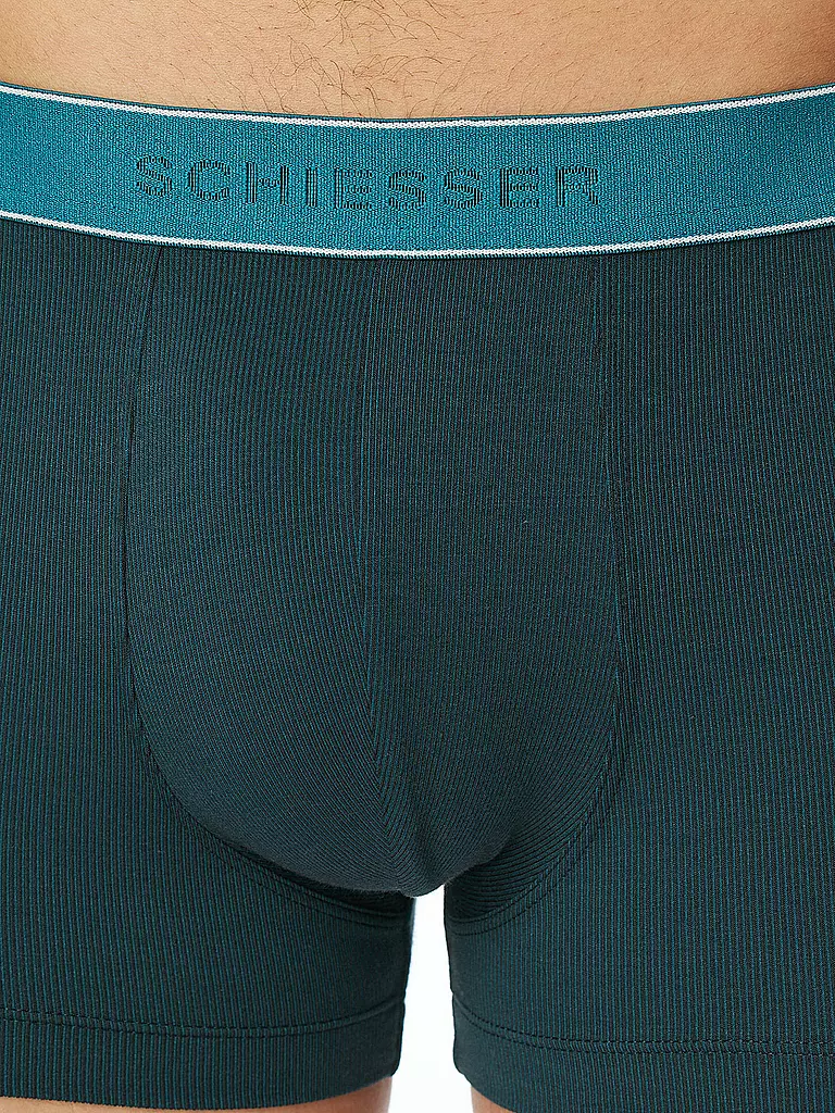 SCHIESSER Pants petrol blau