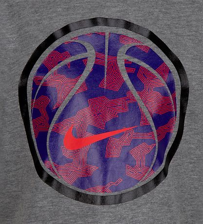 Nike T-Shirt - Geometrics Ball - Carbon Heather