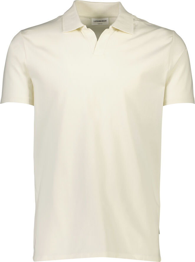 Lindbergh Stretch polo shirt S/S Hvid