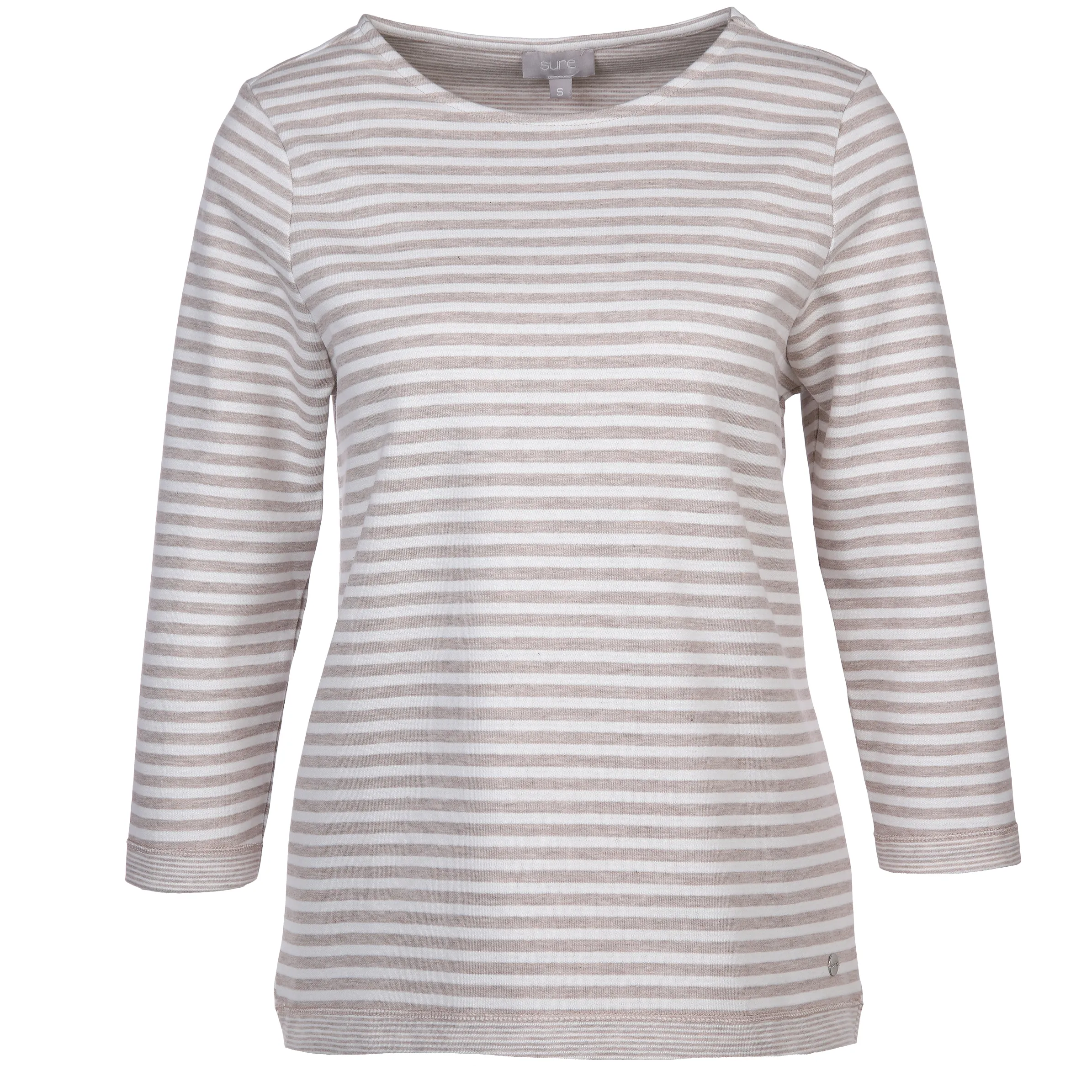 Damen Streifenshirt mit 3/4 Arm
