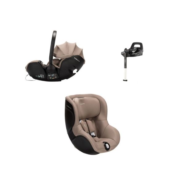 Dubatti by Römer Autostoeltje Babysafe Pro | Dubatti by Römer Autostoeltje Dualfix 5Z2 - Mushroom Gray | Vario Base 5Z by Dubatti