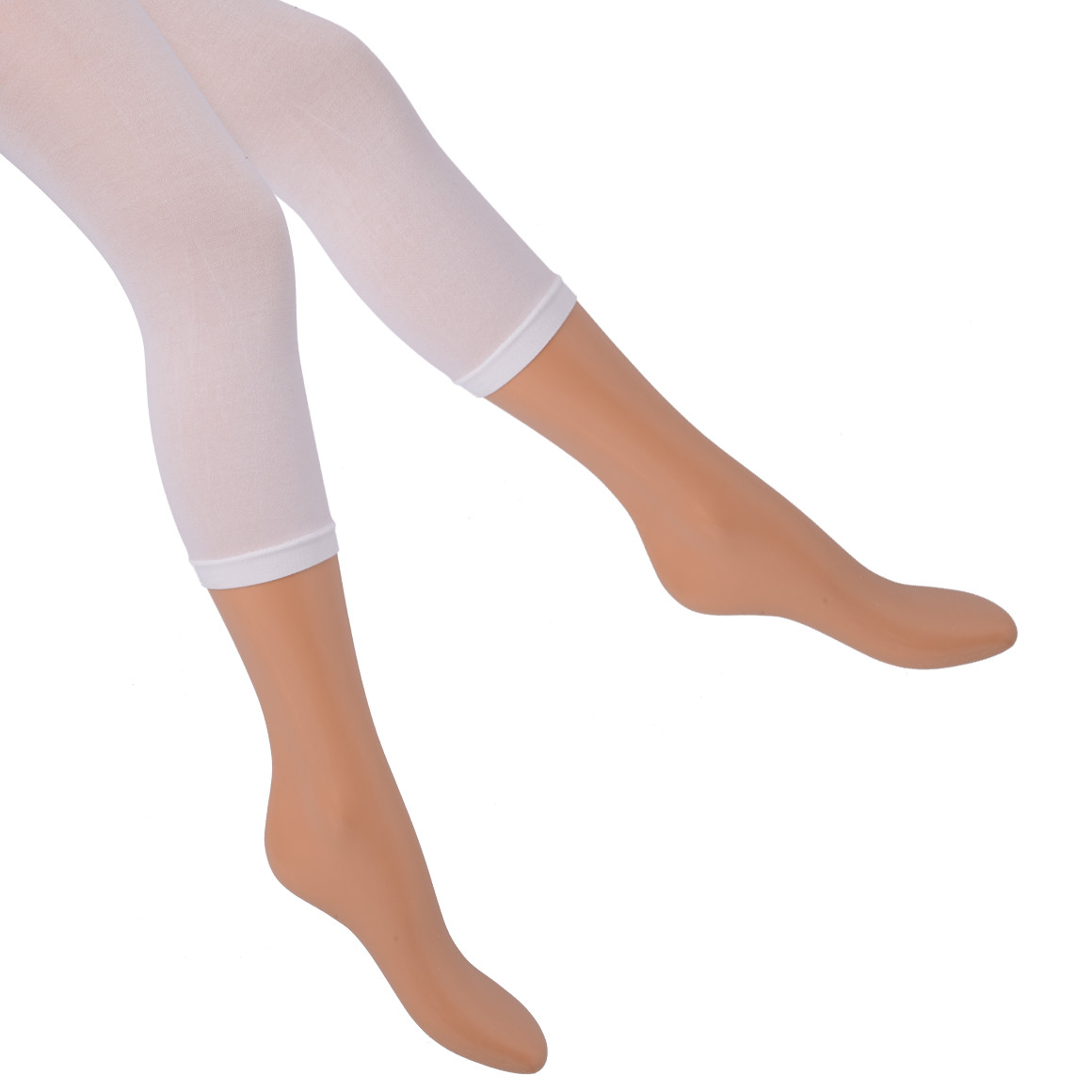 Gina Benotti Damen Capri-Leggings mit Baumwolle weiss