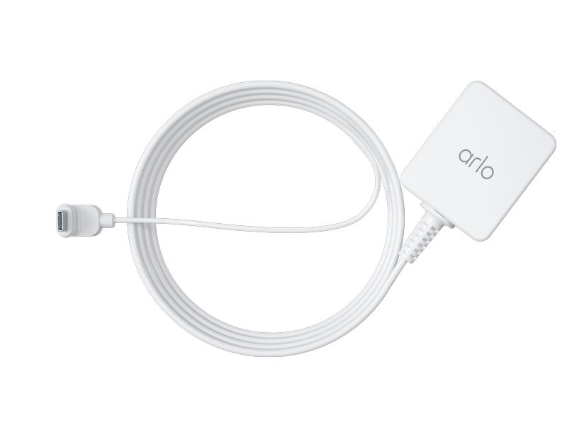 Arlo Netzadapter für Essential Outdoor Sicherheitskameras Verlässliche Energieversorgung für Ihre Sicherheit – wetterfest und flexibel