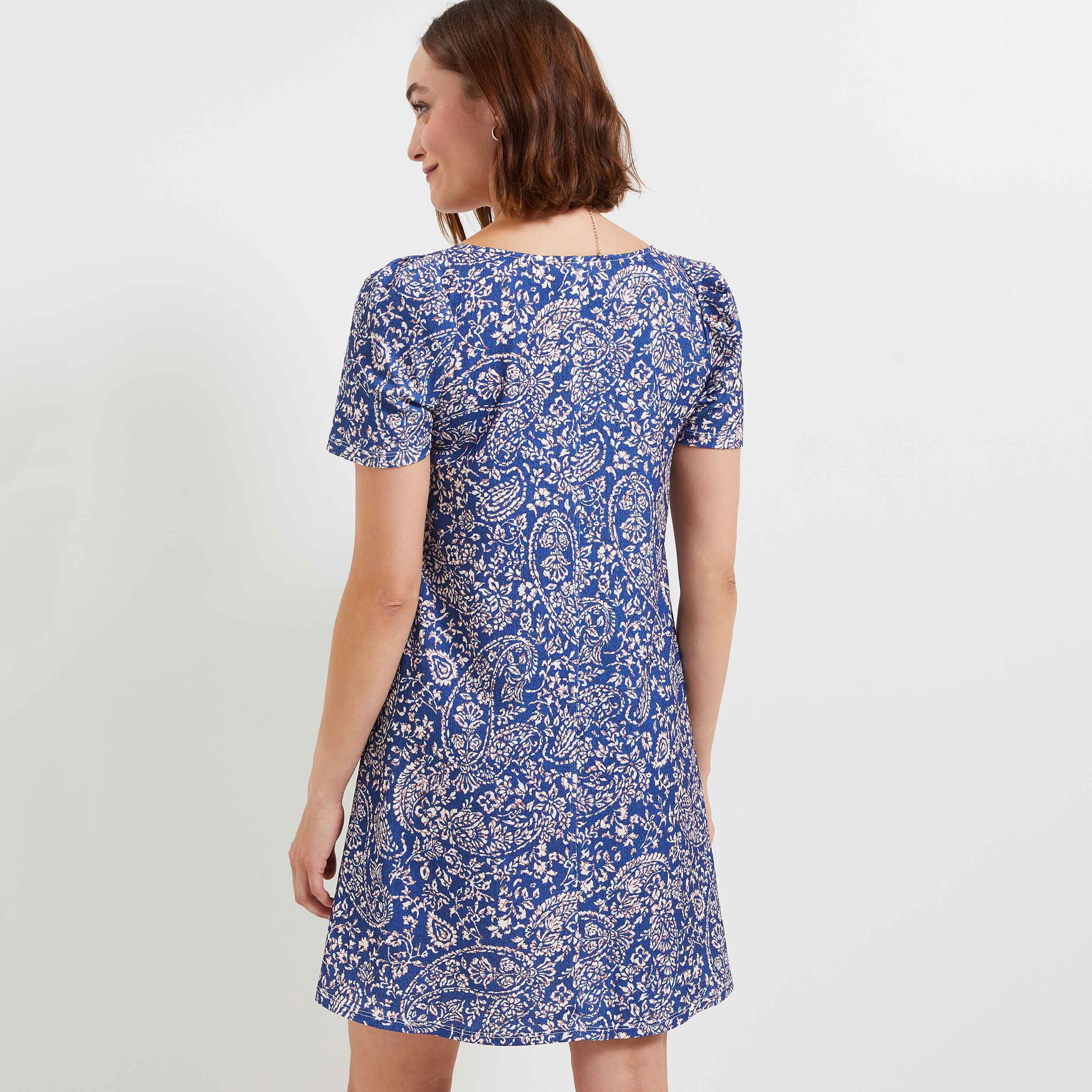 Robe courte femme - BLEU