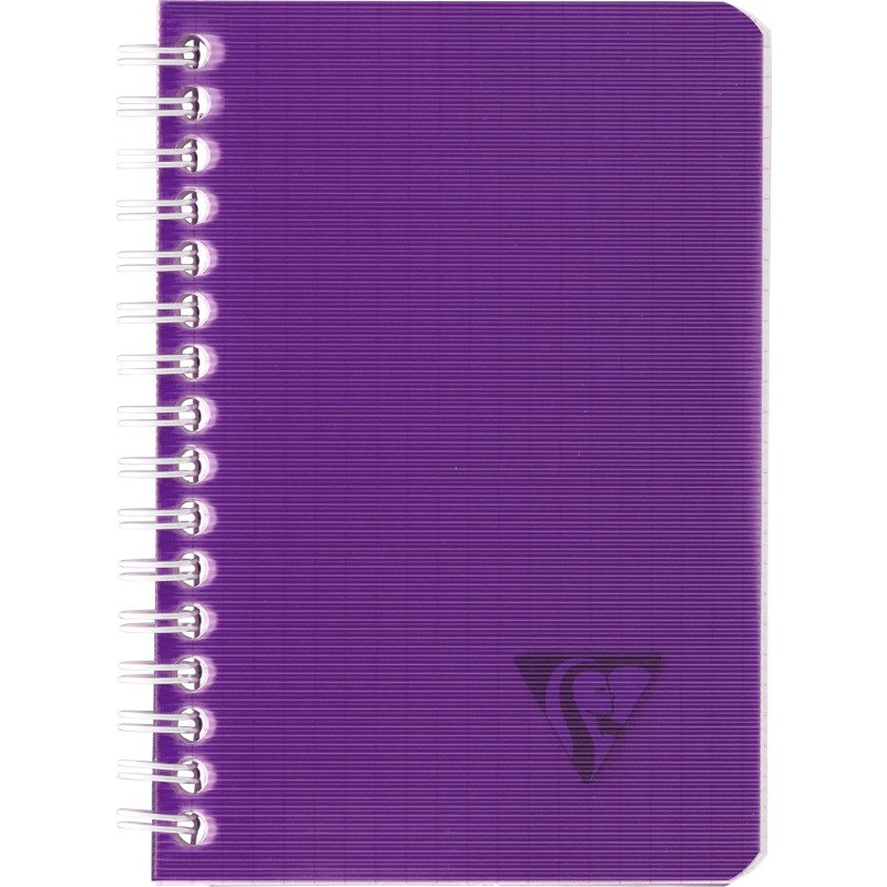 Carnet spirale Linicolor format 9 x 14 cm petits carreaux 100 pages