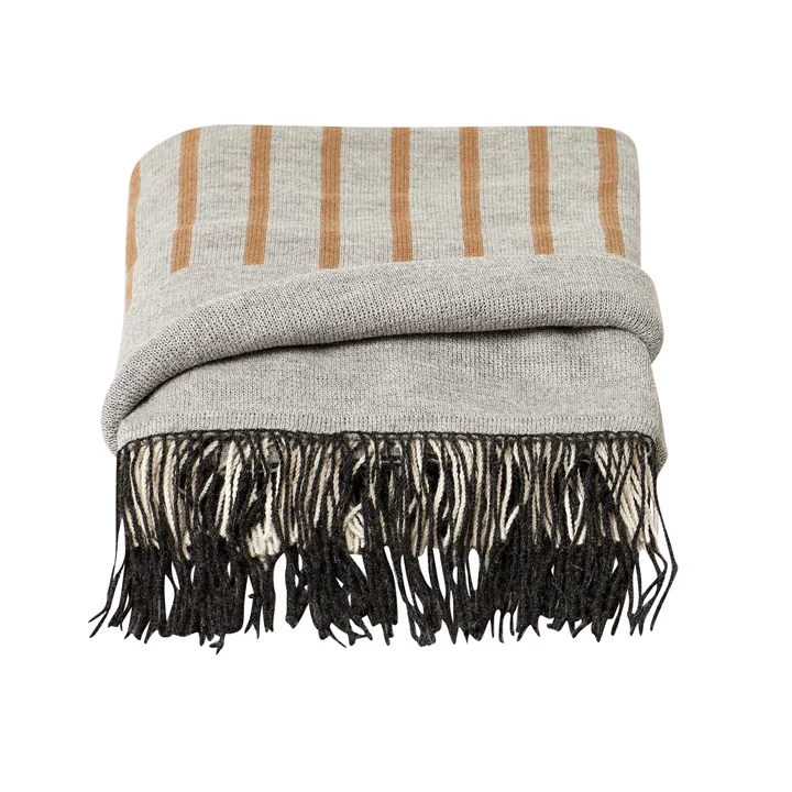 Form & Refine - Aymara Decke, 130 x 190 cm, New Square braun
