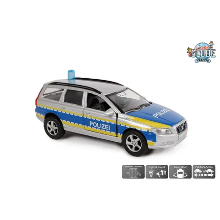 Van Manen Polizei Volvo V70 12cm, Pull back