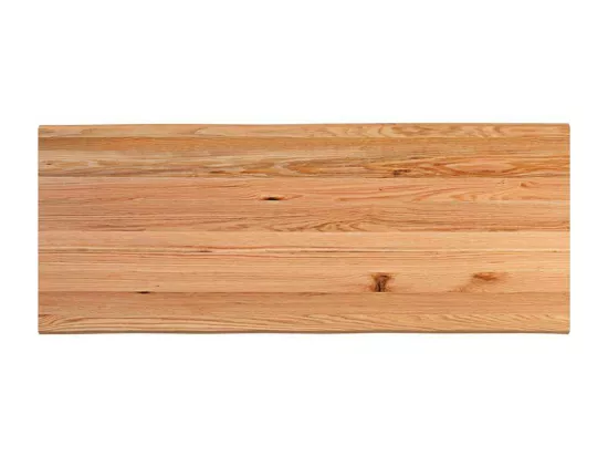Table de bar marron clair bois de chêne massif rectangulaire