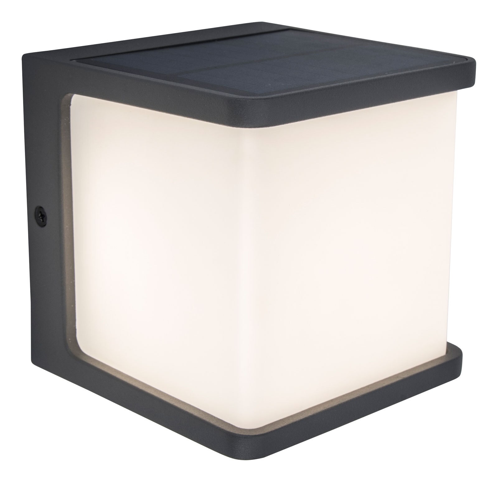 ECO-LIGHT LED Solar Außenwandleuchte DOBLO 13 cm anthrazit