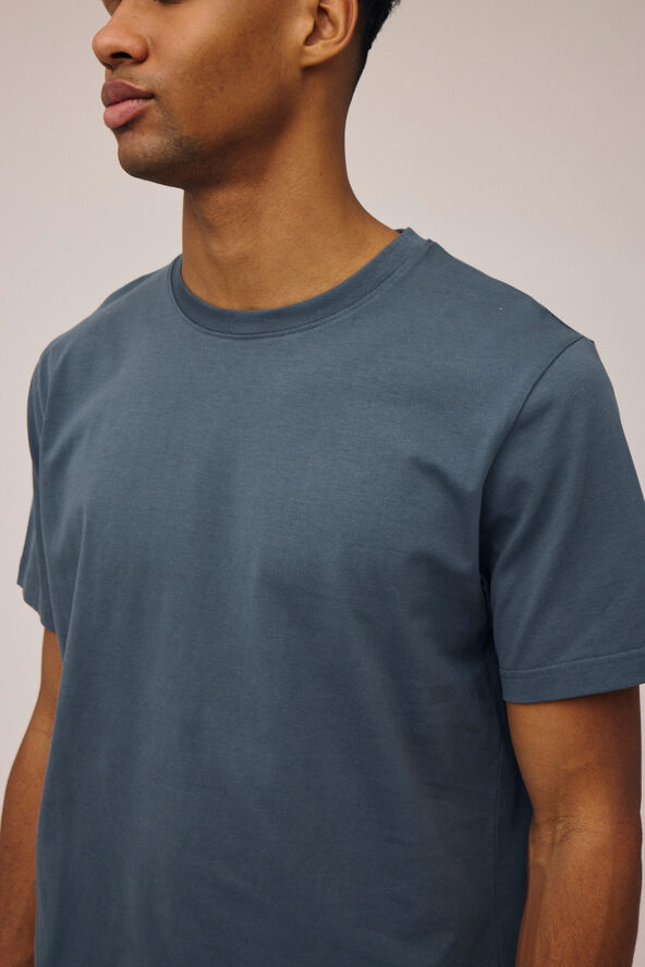 Magasin du Nord Collection Felix 1 heavy weight t-shirt - GOTS Dark slate