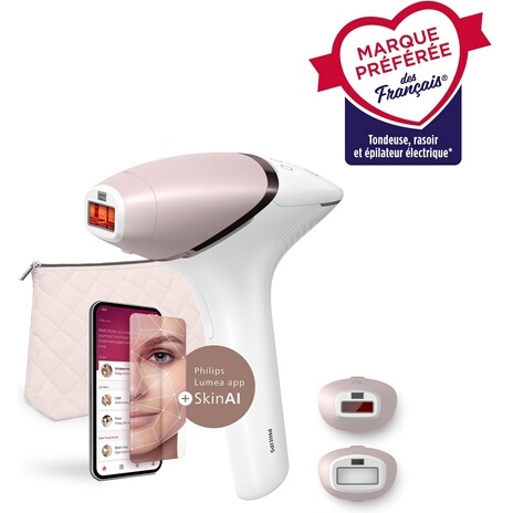 Epilation semi-définitive Philips Lumea série 9900, BRI950/02Epilateur à lumière pulsée sans-fil