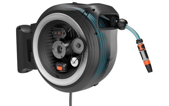 GARDENA Schlauchbox »Akku PowerRoll XL 18 V P4A Solo 35 m«