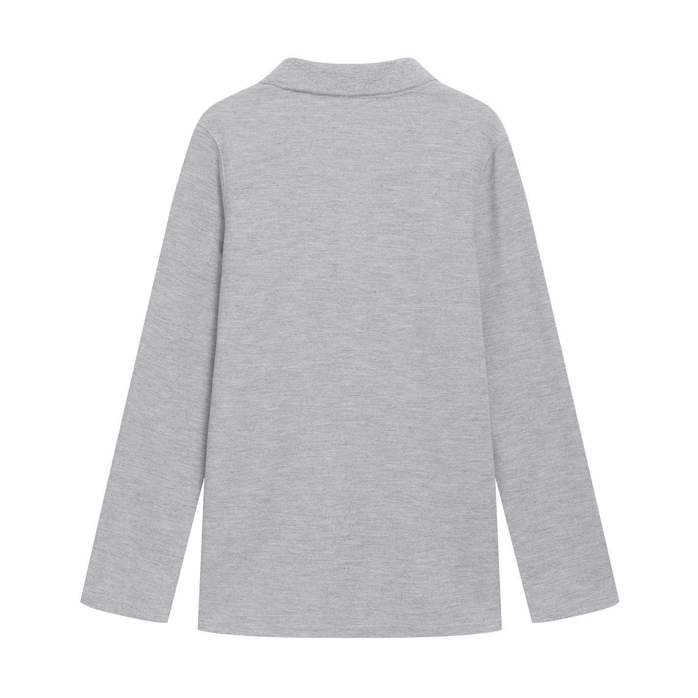 Slazenger Long Sleeve Plain Polo Junior