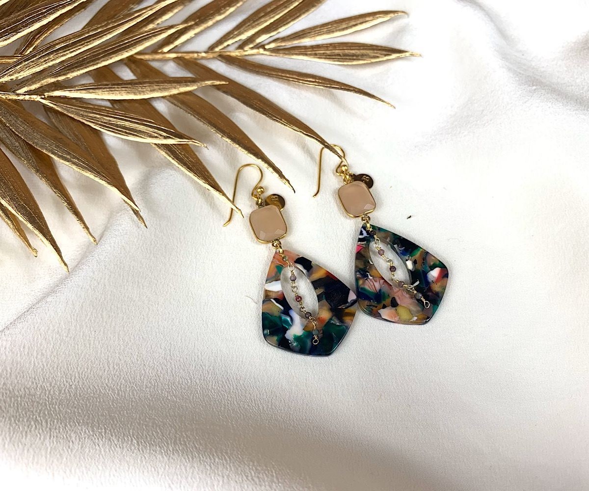 Boucle d'oreilles Crochet Fanny doré