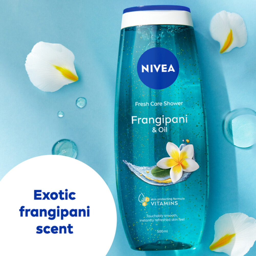 6x Nivea Douchegel Frangipani & Oil500 ml