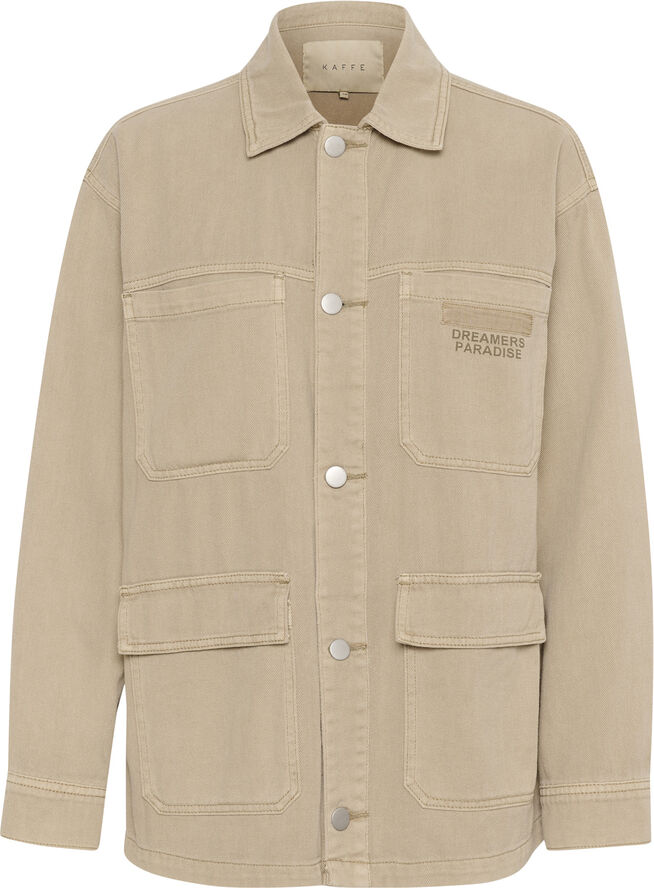 Kaffe KAsisse Shirt Jacket Feather gray