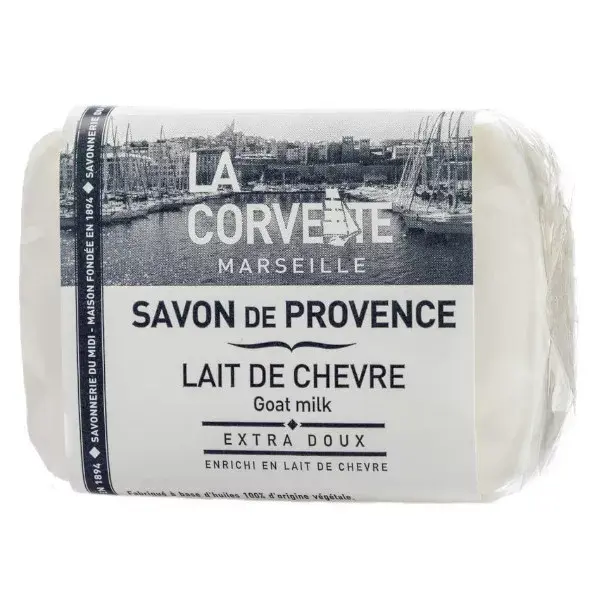 La Corvette Marselha Savon de Provence Leite de Cabra Embrulhado em Filme 100g