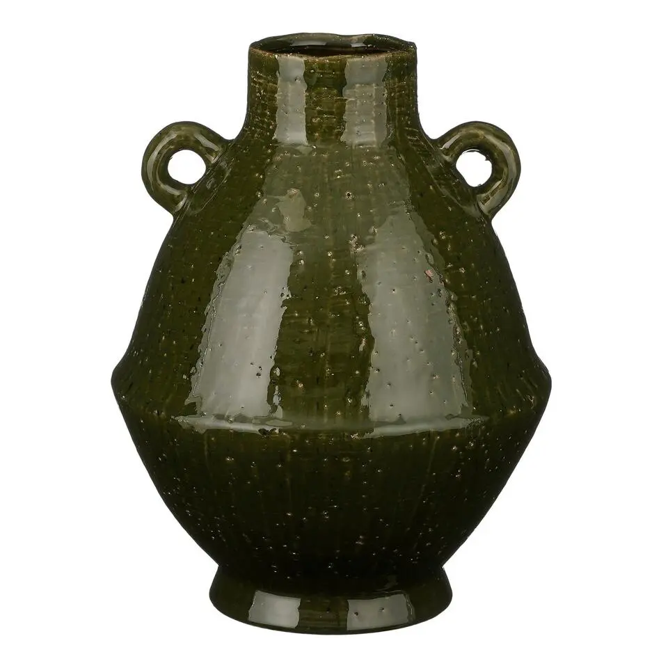 Mica Decorations Elena Vaas - H34 x Ø26 cm - Keramiek - Groen