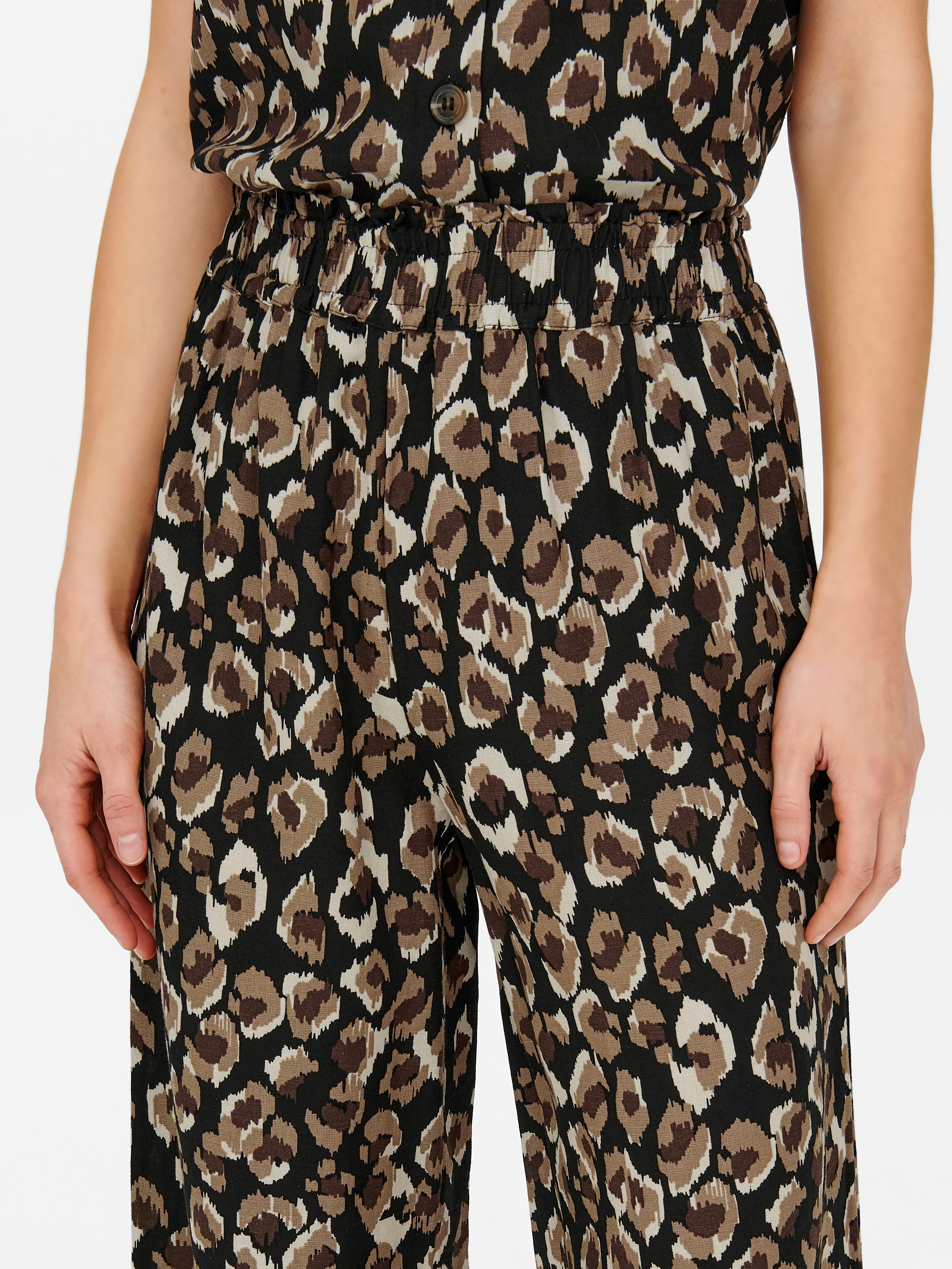 ONLBILLIE Locker geschnitten Palazzohose Phantom