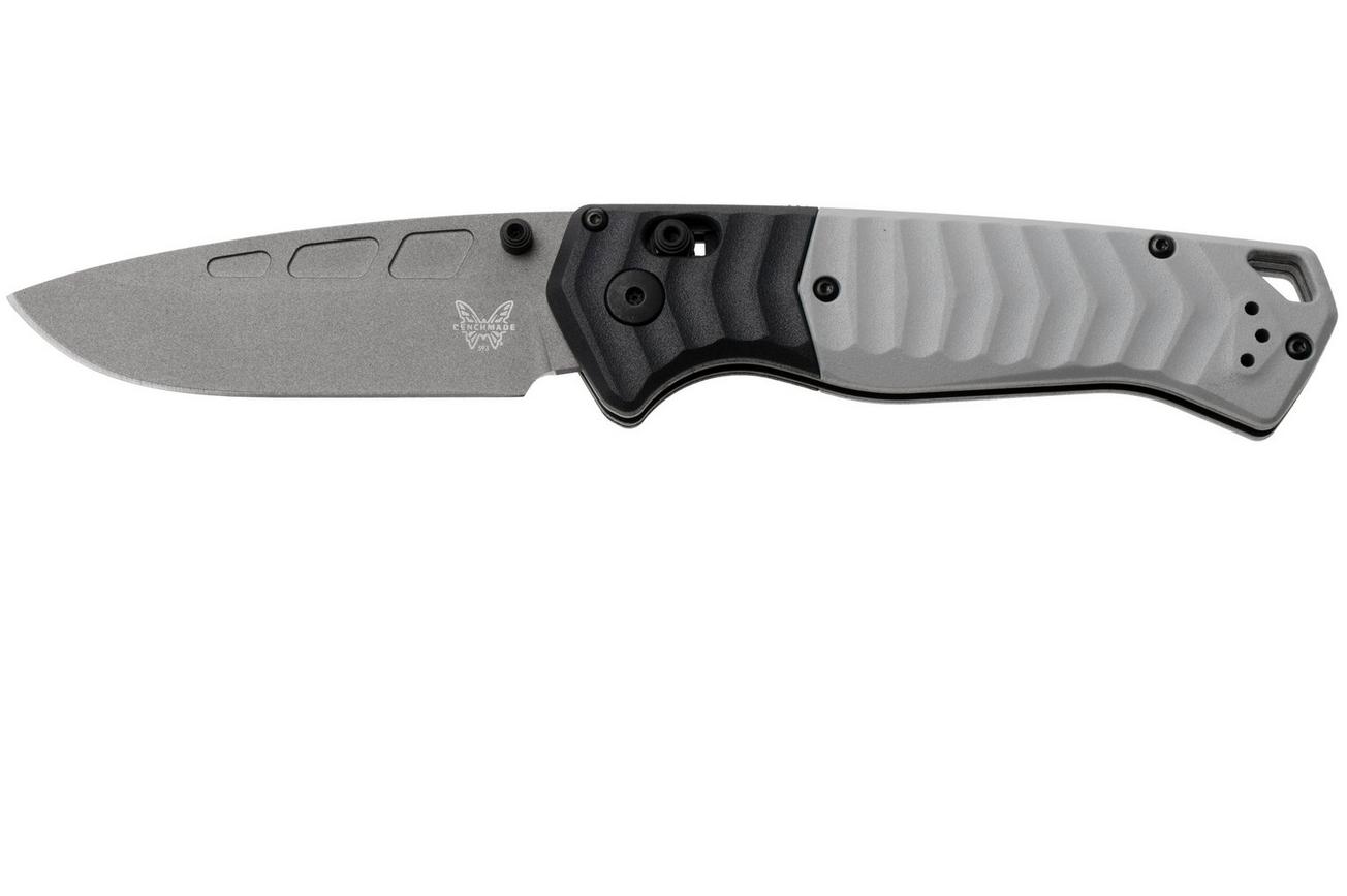 Benchmade P.S.K. 593GY-02 Cerakote Elmax, Tempest Gray FRN, outdoorzakmes