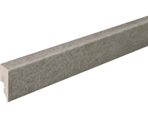 SKANDOR plint PVC KU048L grijs mat FOFA896 15 x 38,5 x 2400 mm