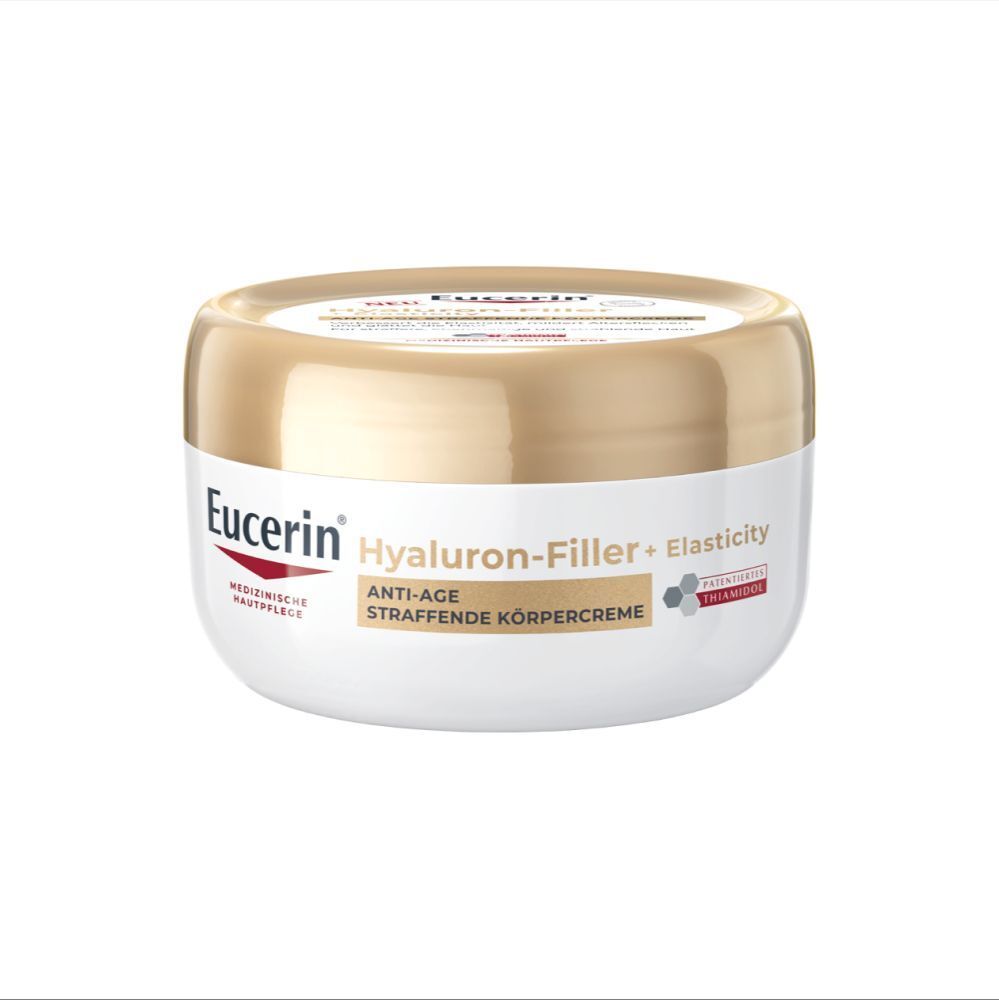 Eucerin® Hyaluron Filler + Elasticity Straffende Körpercreme – Hyaluron Bodylotion gegen Pigmentflecken