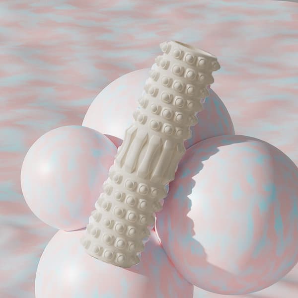 INF Foam Roller Yoga Column Beige