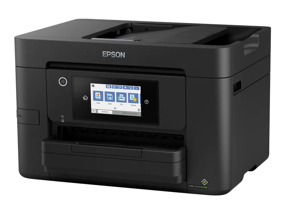 Epson WorkForce Pro WF-4820DWF - Multifunktionsprinter - farve - blækprinter - A4 (210 x 297 mm) (original) - A4/Legal (medie) - op til 25 spm (udskriver) - 250 ark - 33.6 Kbps - USB 2.0, LAN, Wi-Fi(n), USB vært