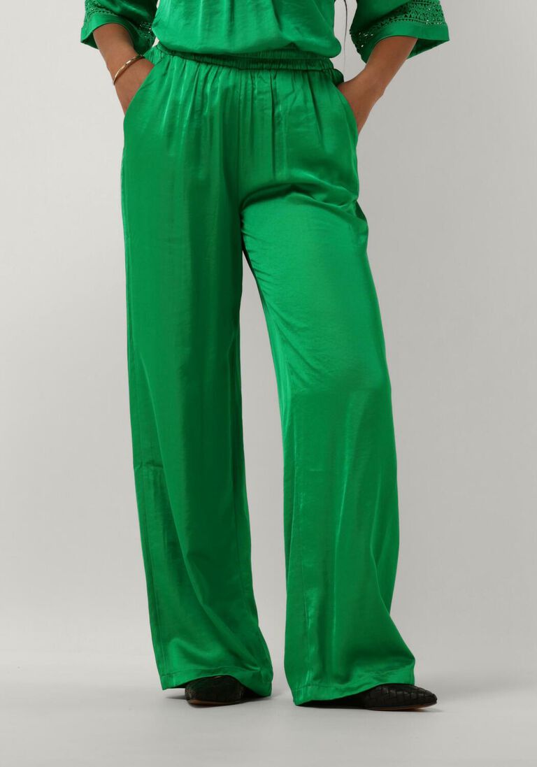 NUKUS groene nukus wijde broek grace pants