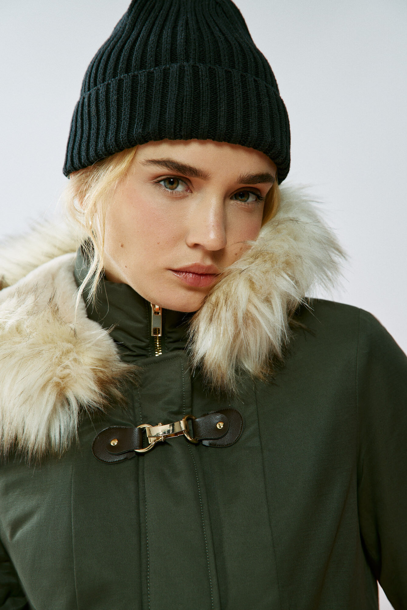Parka repelente de água Sorona Aura com zíper de metal
