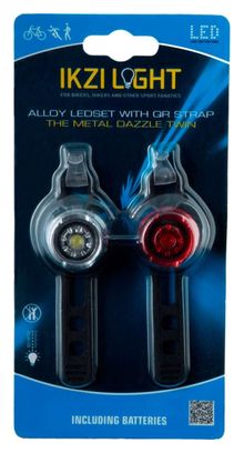 IKZI Kit d'éclairage The Metal Dazzle Twin battery