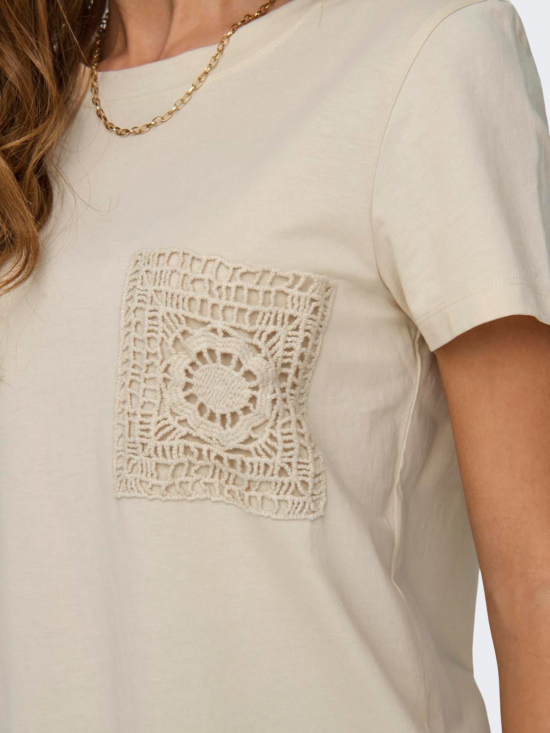 JDYSELMA T-shirt Sandshell