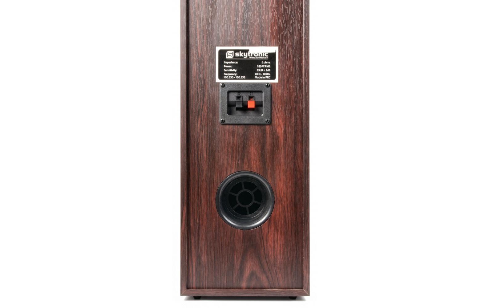 Standlautsprecher HF5W Braun<br>3-Wege-Frontlautsprecher bieten ein grossartiges Heimkinoerlebnis