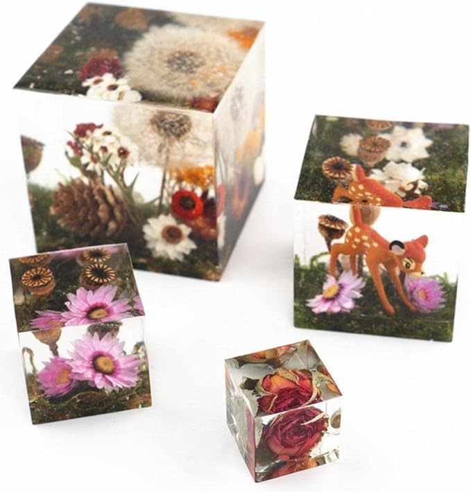 (55x55mm) Silikon Cube Form DIY Harz Giessen Epoxidharz Zubehör - Würfel