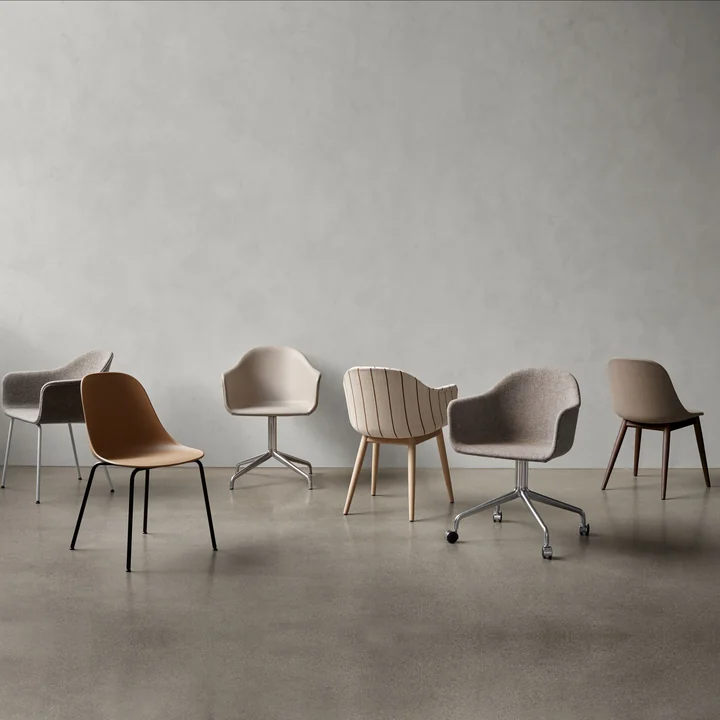 Audo - Harbour Chair (Holz), eiche dunkel / schwarz