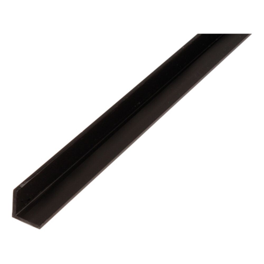 VINKELPROFIL GAH ALBERTS PVC 2000X15X15MM SVART