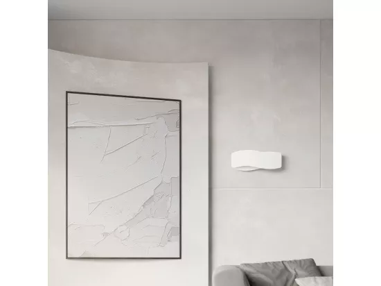 Sollux Lighting Tila Applique murale haut et bas, blanc, 30 cm