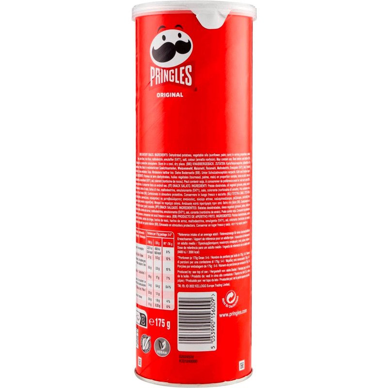Pringles original - Boîte de 175 g