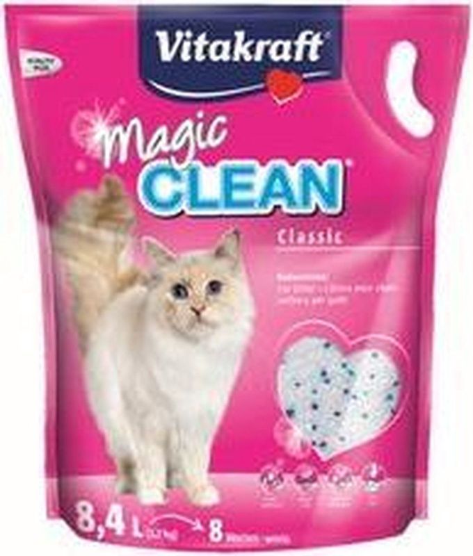 Magic Clean - Kattenbakvulling - 100% Natuurlijk Mineraal - 8,4 L