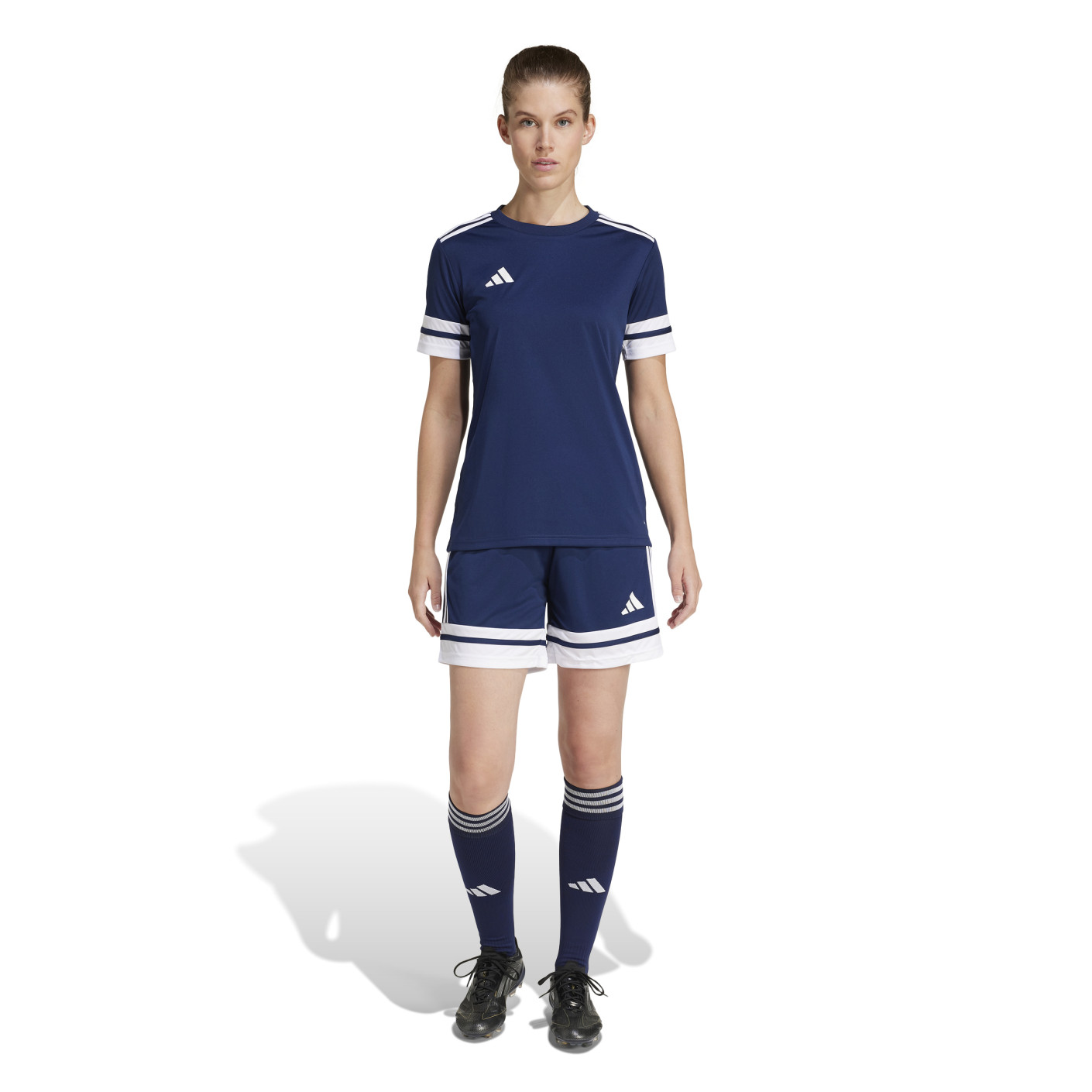 Adidas Squadra 25 Voetbalshirt Dames Donkerblauw Wit
