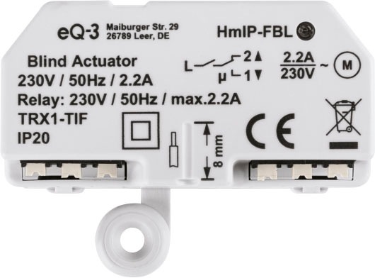 Homematic IP Smart-Home-Steuerelement »Jalousieaktor - Unterputz 3er Set«