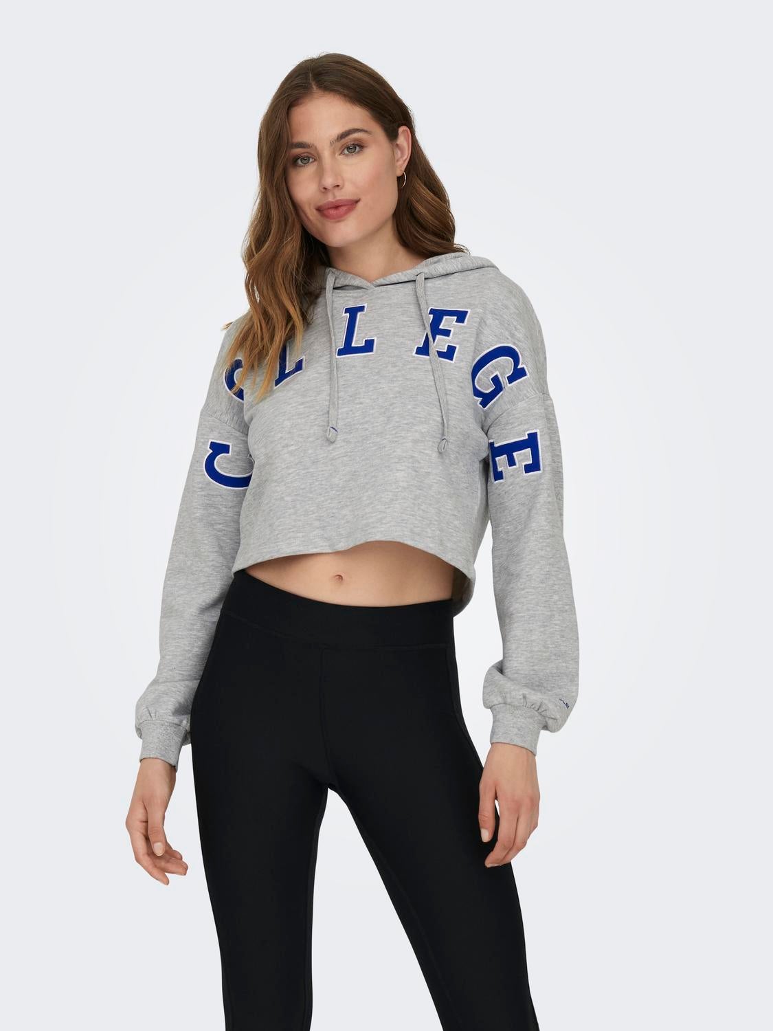 ONPCOLLEGE Sweatshirt Light Grey Melange