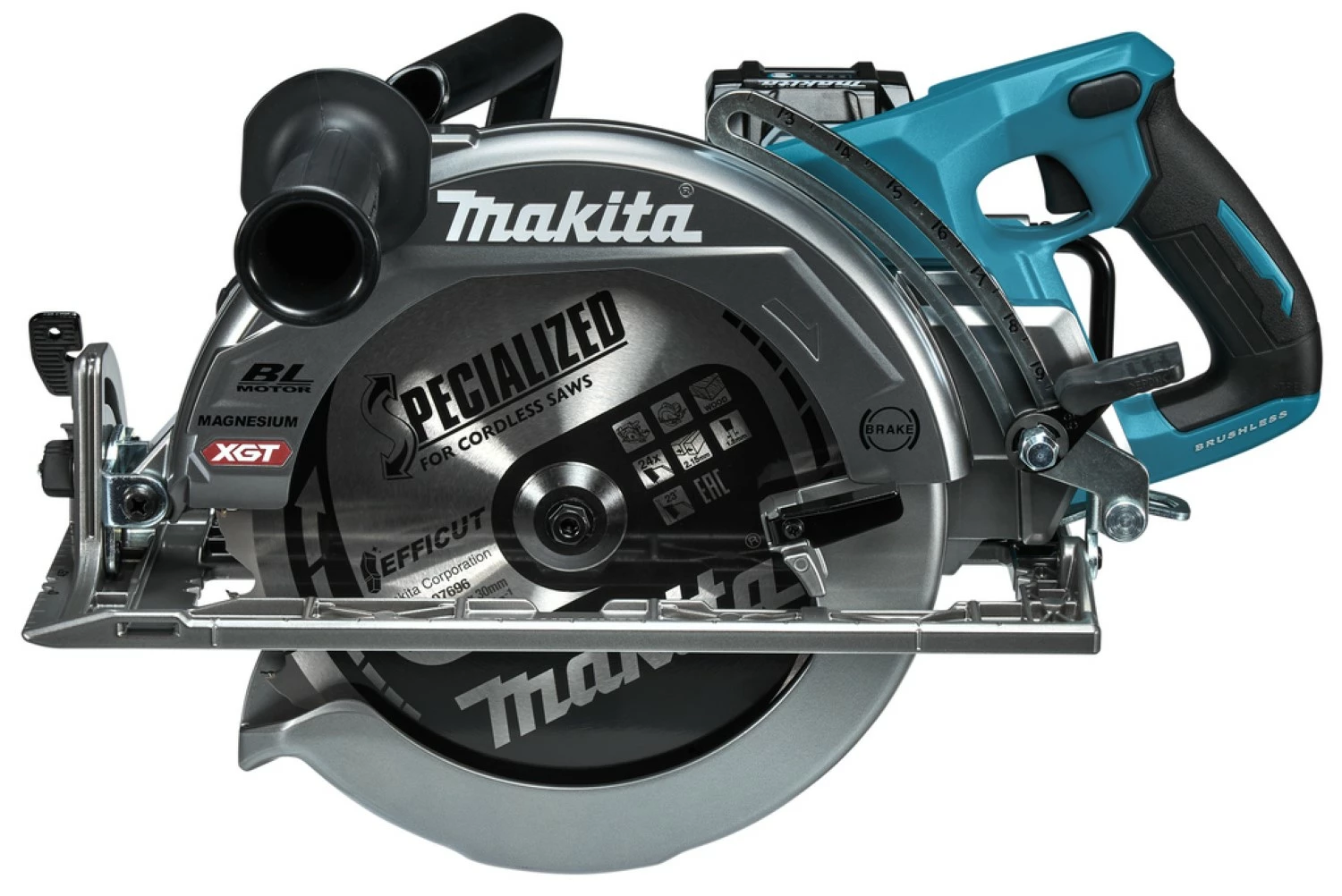 Makita RS002GT101 XGT 40V Max Li-ion Accu Cirkelzaag 260 mm set (1x 5,0Ah) - koolborstelloos