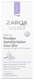Zarqa Puistjes Aanstip-lotion Clear Skin Sensitive 20ML
