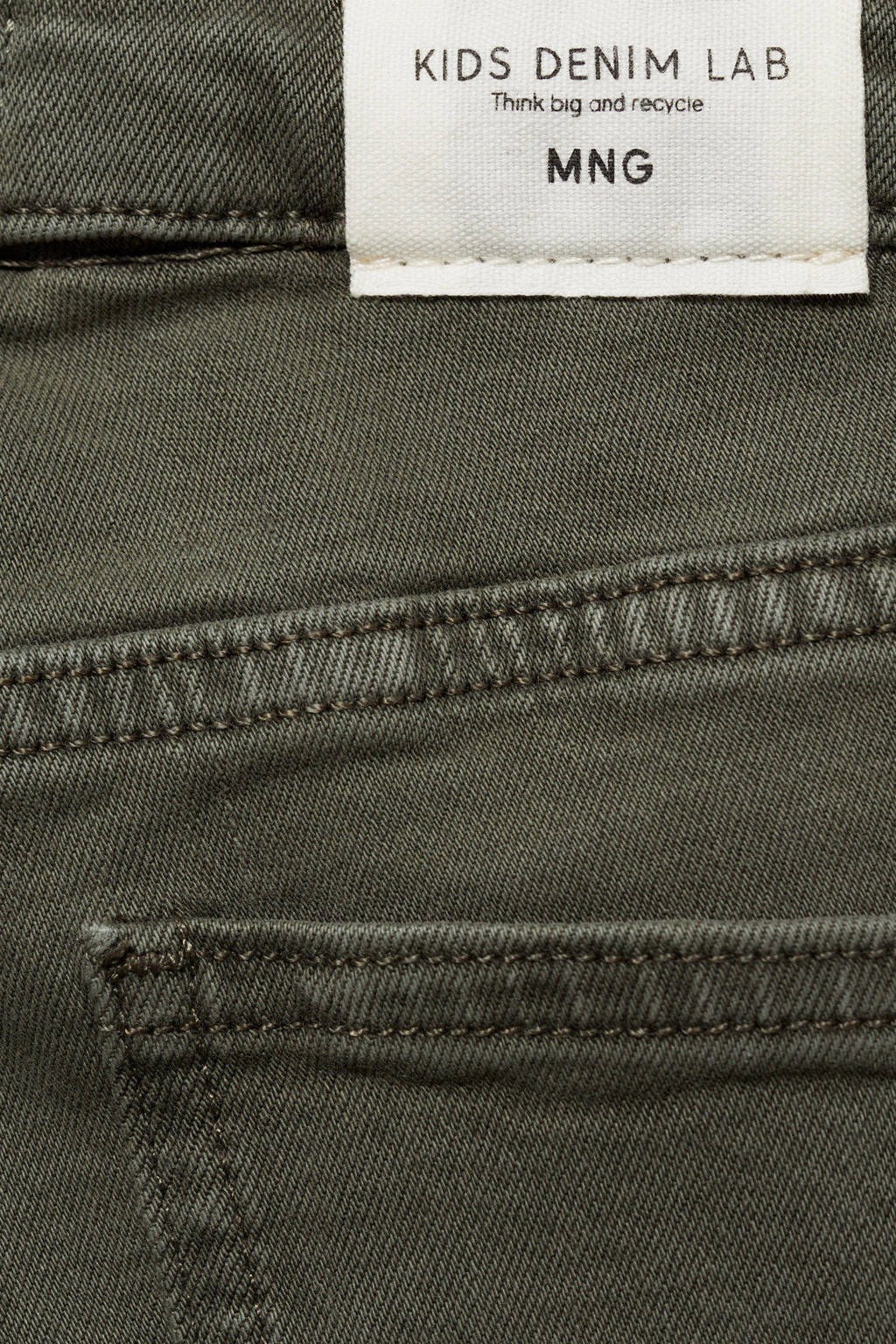 Mango Kids flared jeans middengroen
